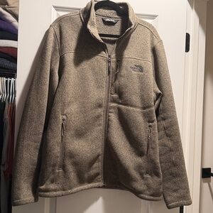 The North Face Taupe Fleece Jacket